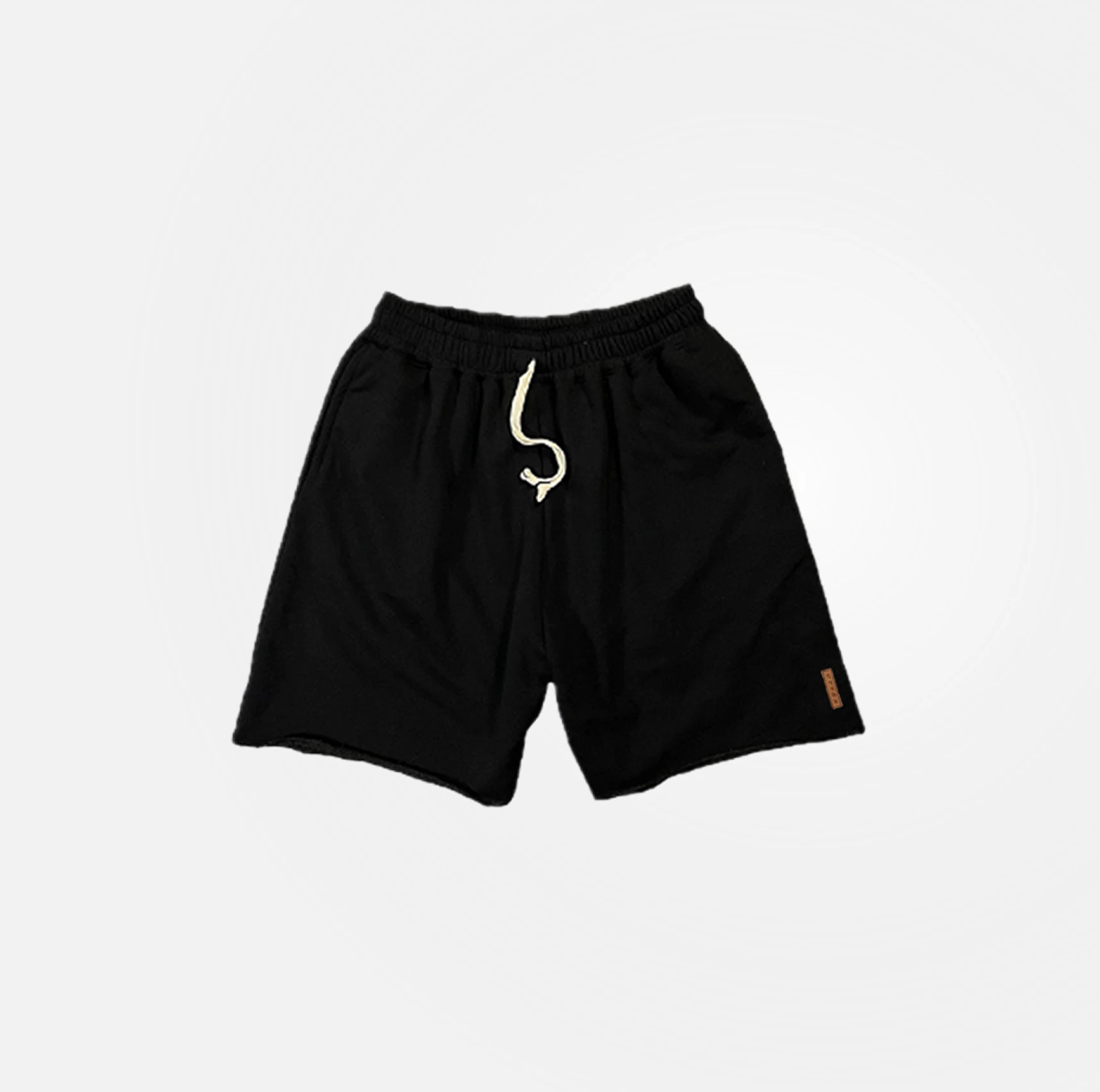 Raw Edge Shorts (black)